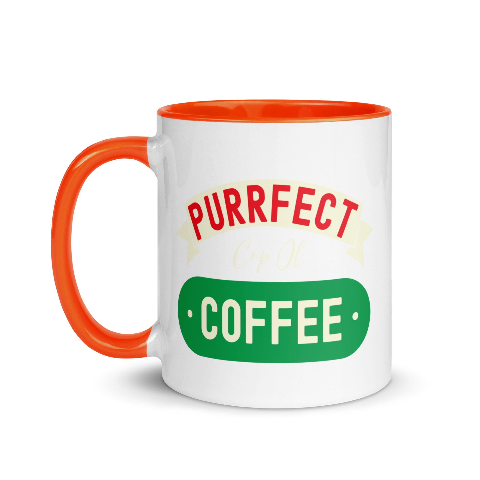 Mug with Color Inside | Purrfect cup of coffee