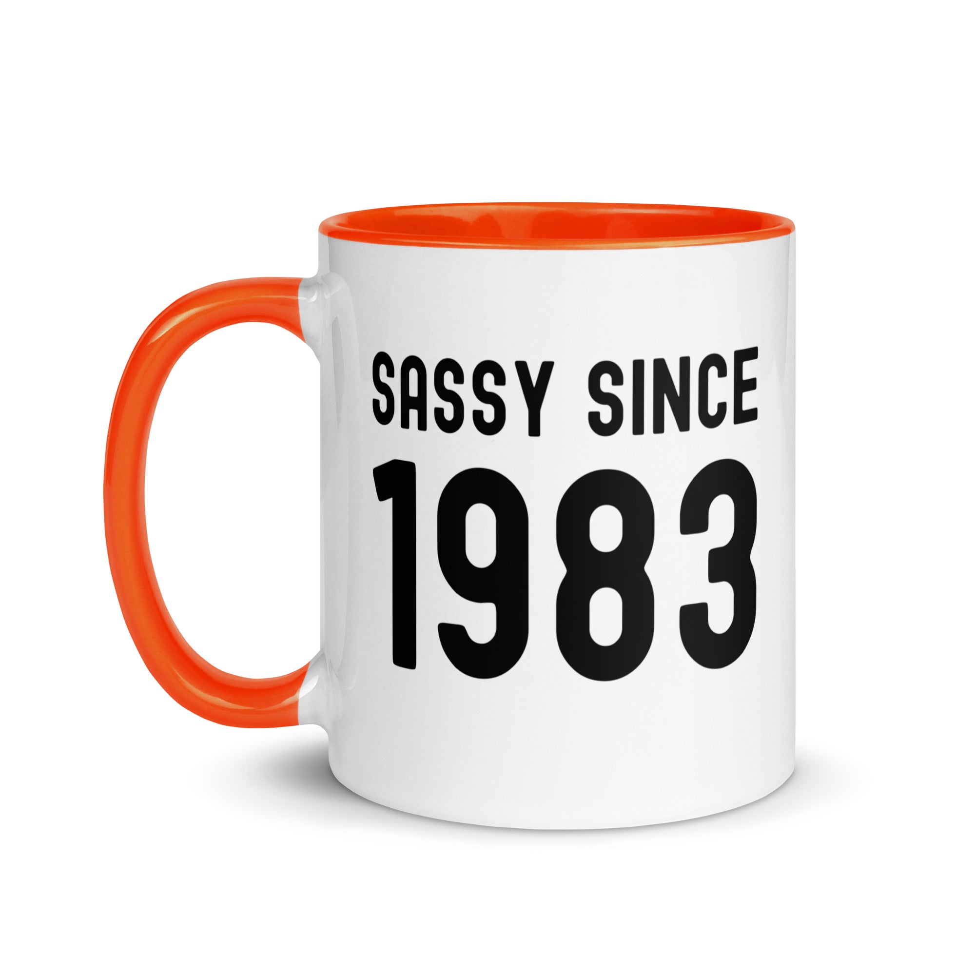 Mug with Color Inside | Sassy since 1983