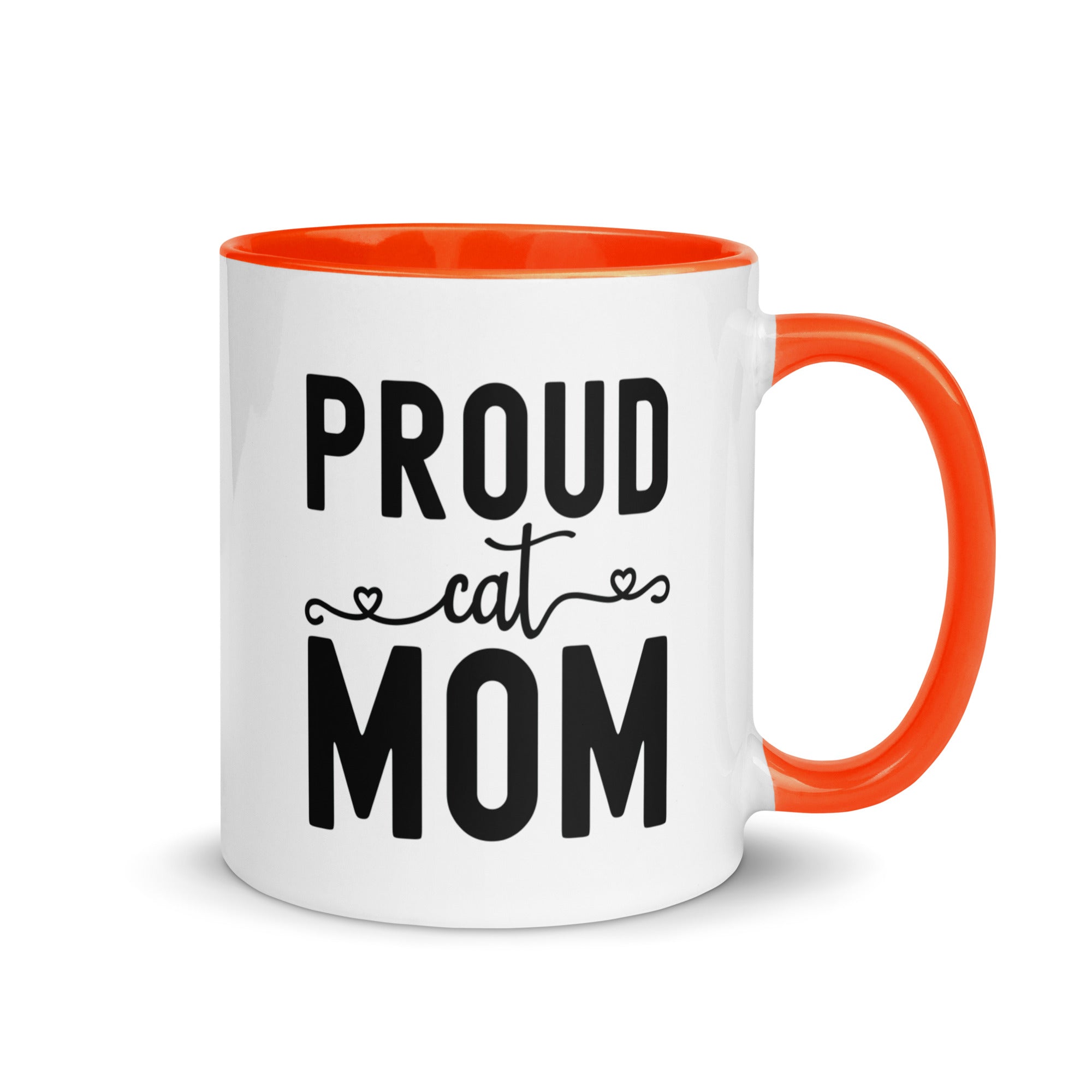 Mug with Color Inside | Proud Cat Mom