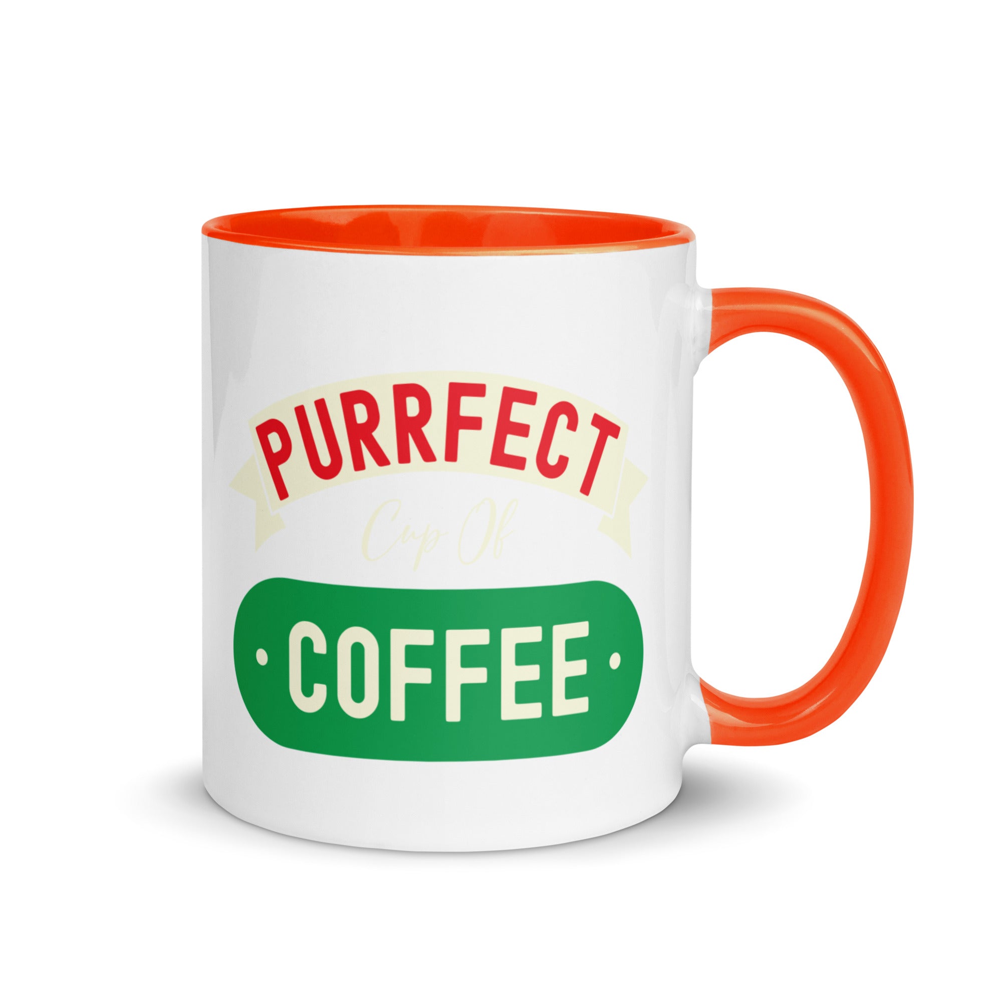 Mug with Color Inside | Purrfect cup of coffee