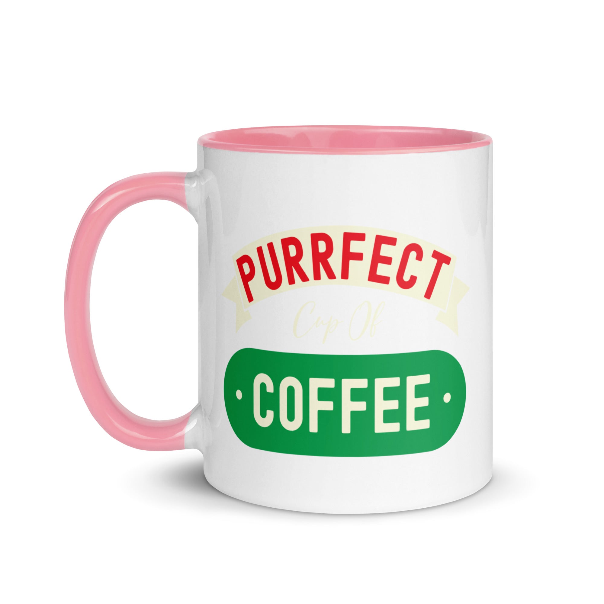 Mug with Color Inside | Purrfect cup of coffee