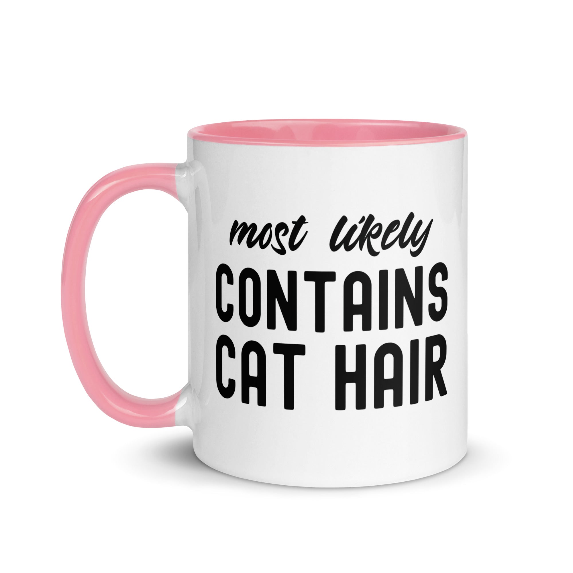 Mug with Color Inside | Most Likely Contains Cat Hair