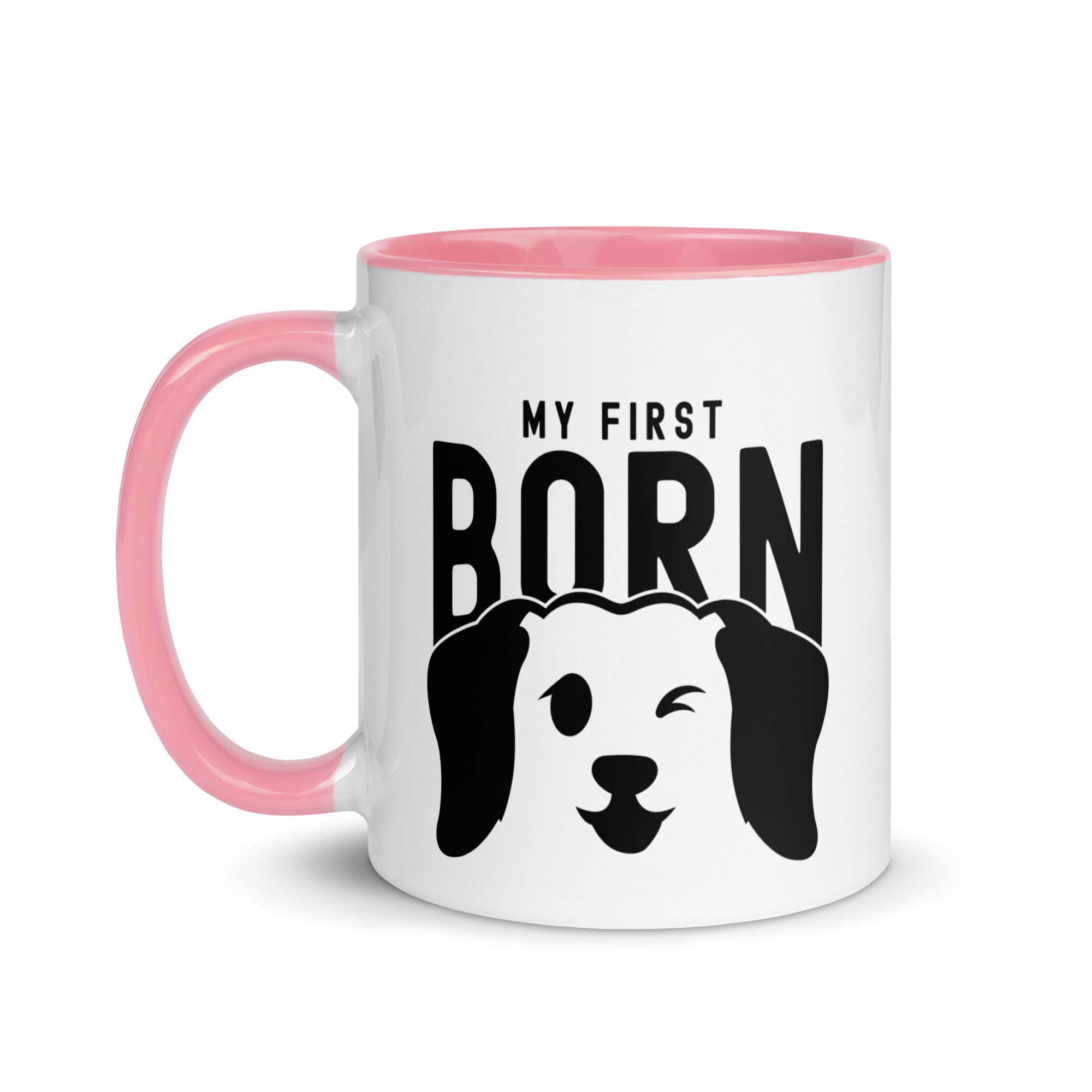 Mug with Color Inside | My First Born (dog)
