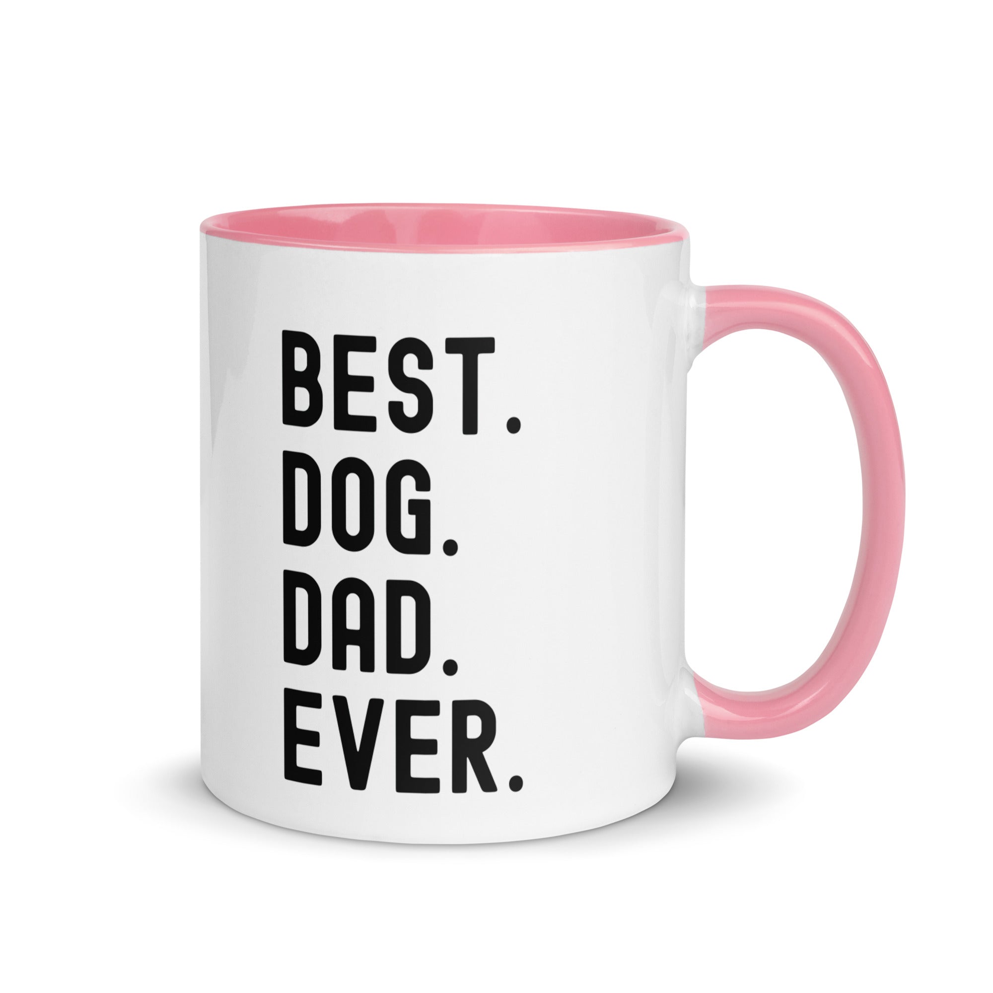 Mug with Color Inside | BEST DOG DAD EVER