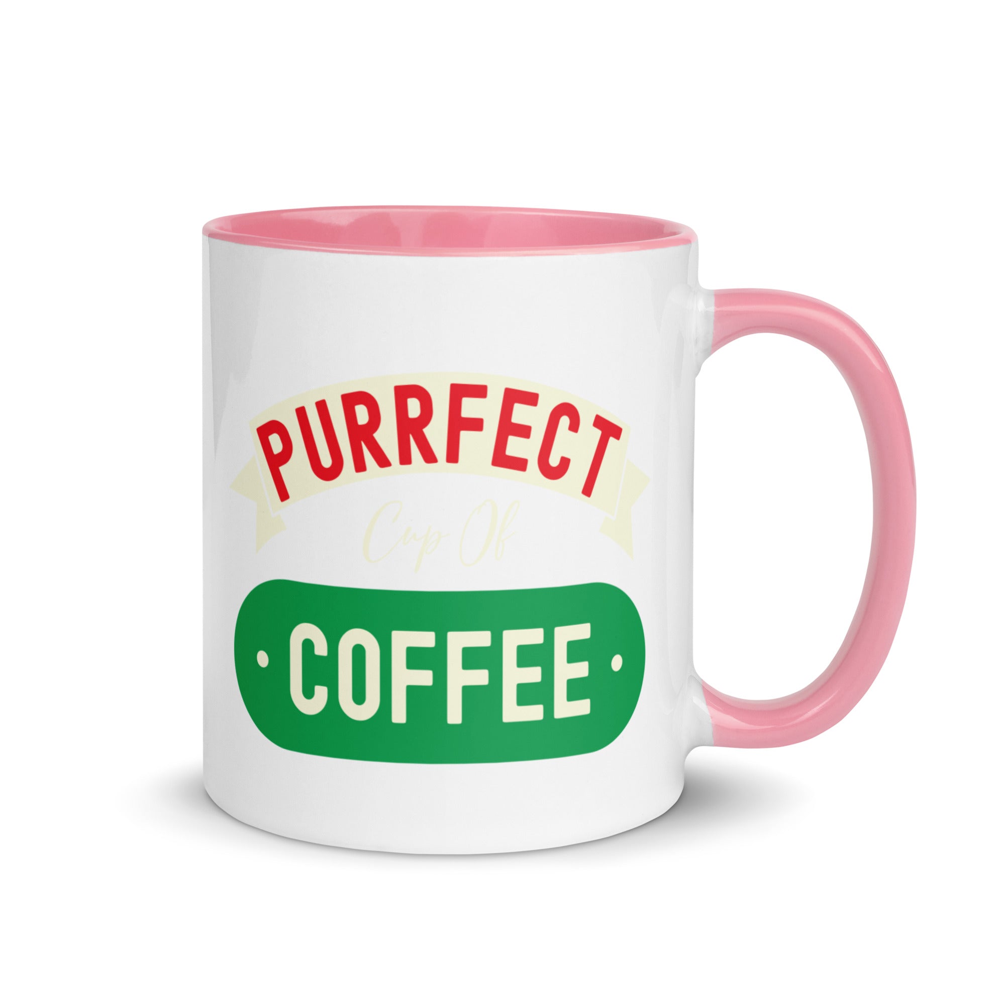 Mug with Color Inside | Purrfect cup of coffee
