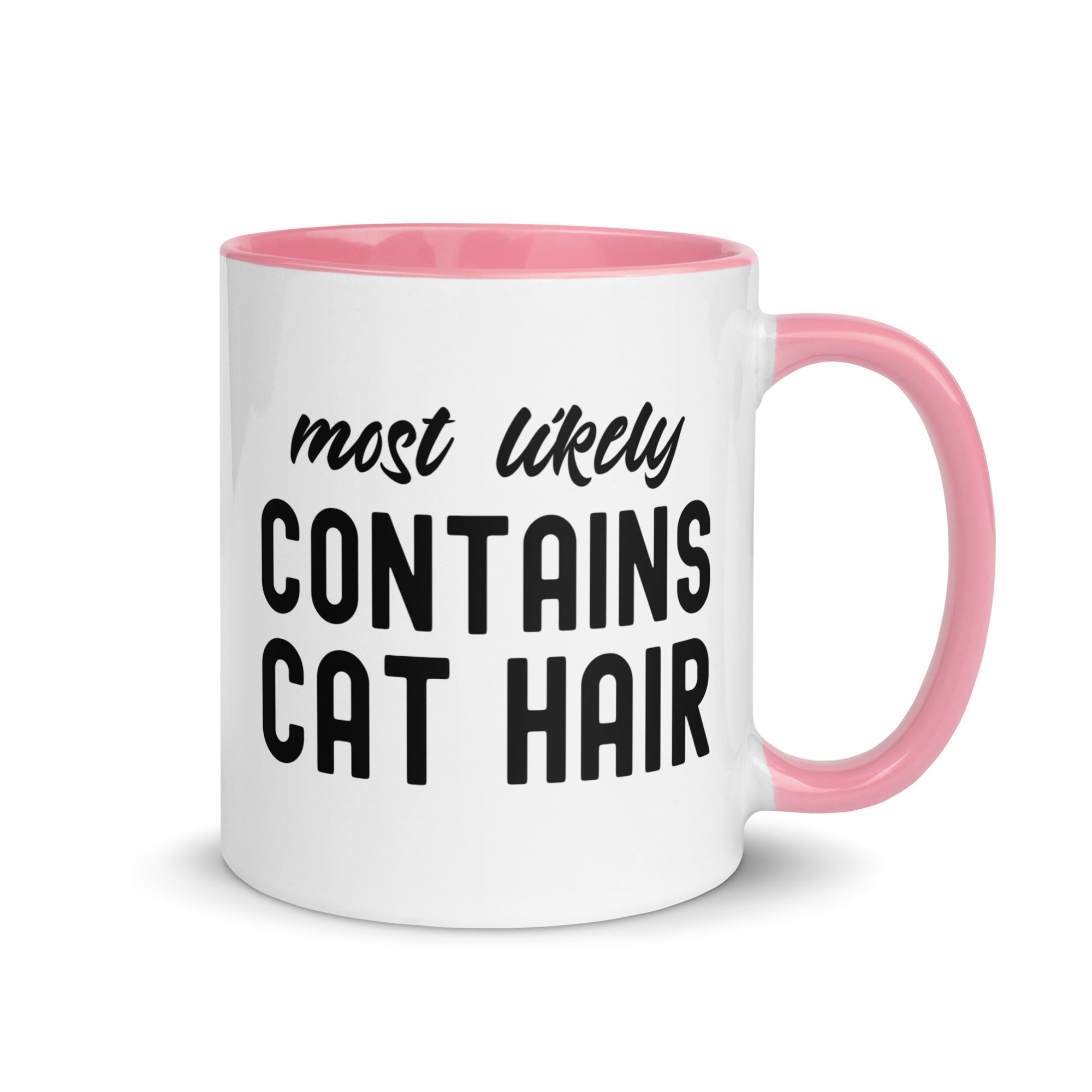 Mug with Color Inside | Most Likely Contains Cat Hair