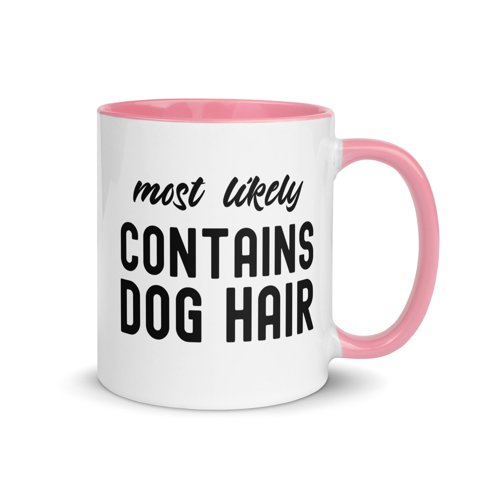 Mug with Color Inside | Most Likely Contains Dog Hair