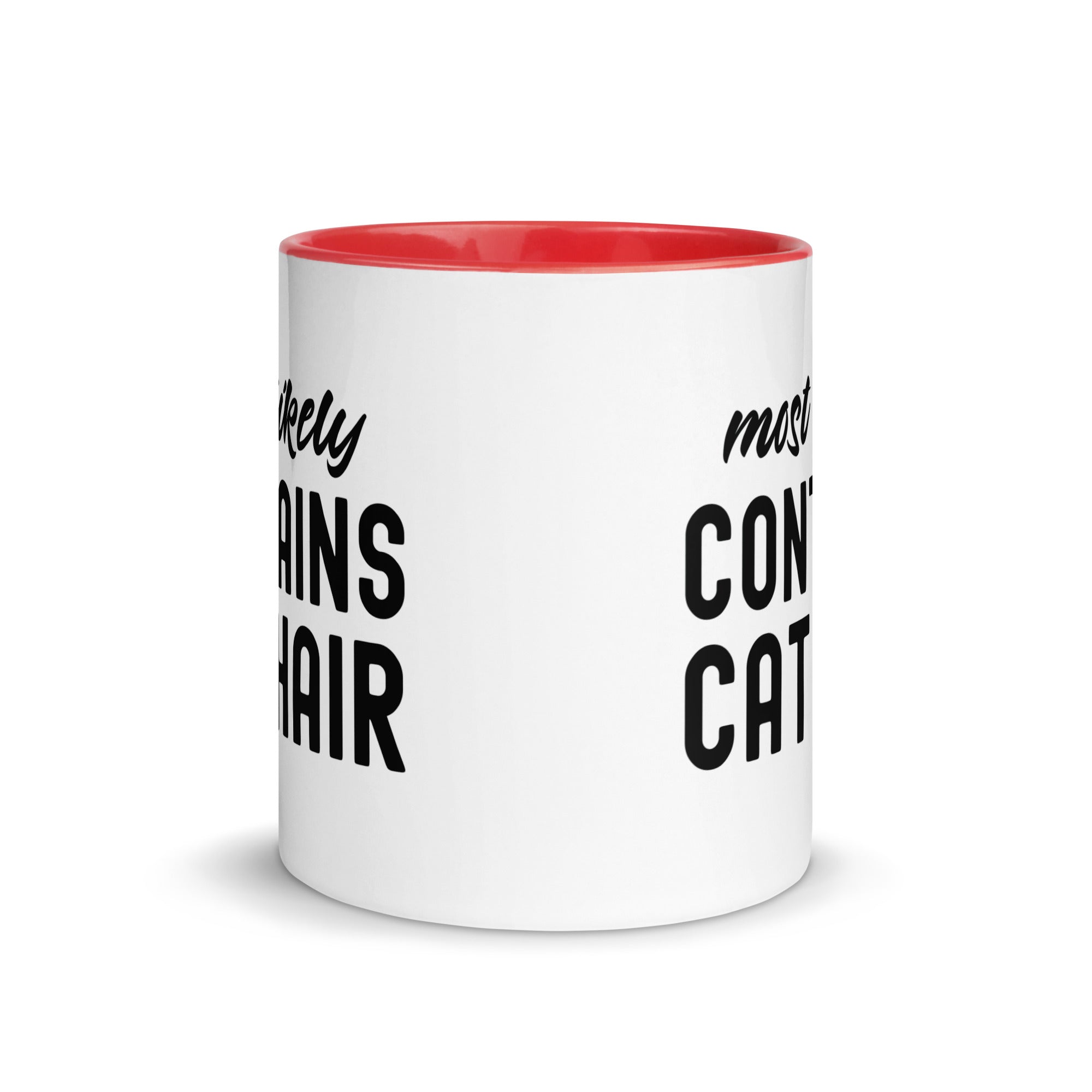 Mug with Color Inside | Most Likely Contains Cat Hair
