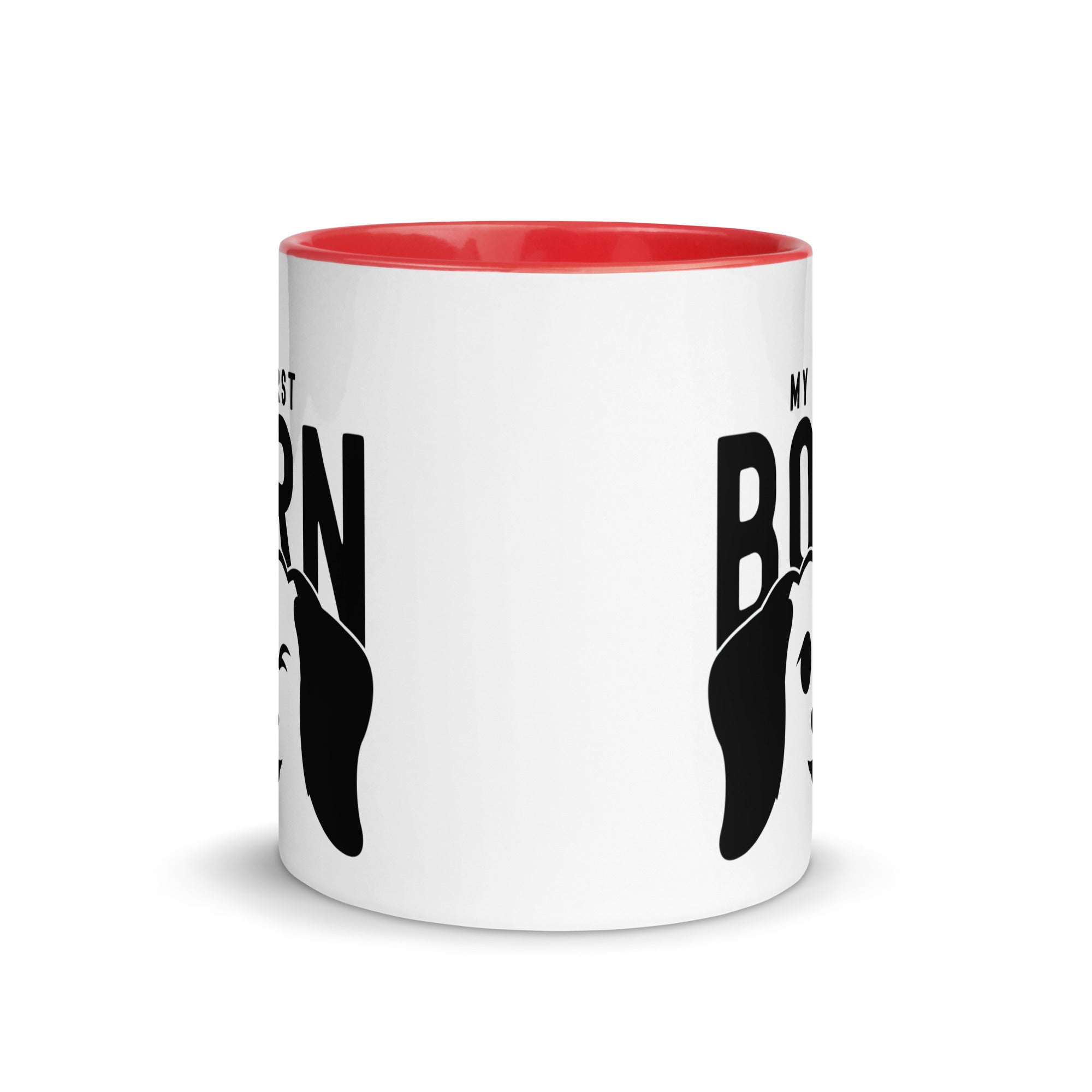 Mug with Color Inside | My First Born (dog)