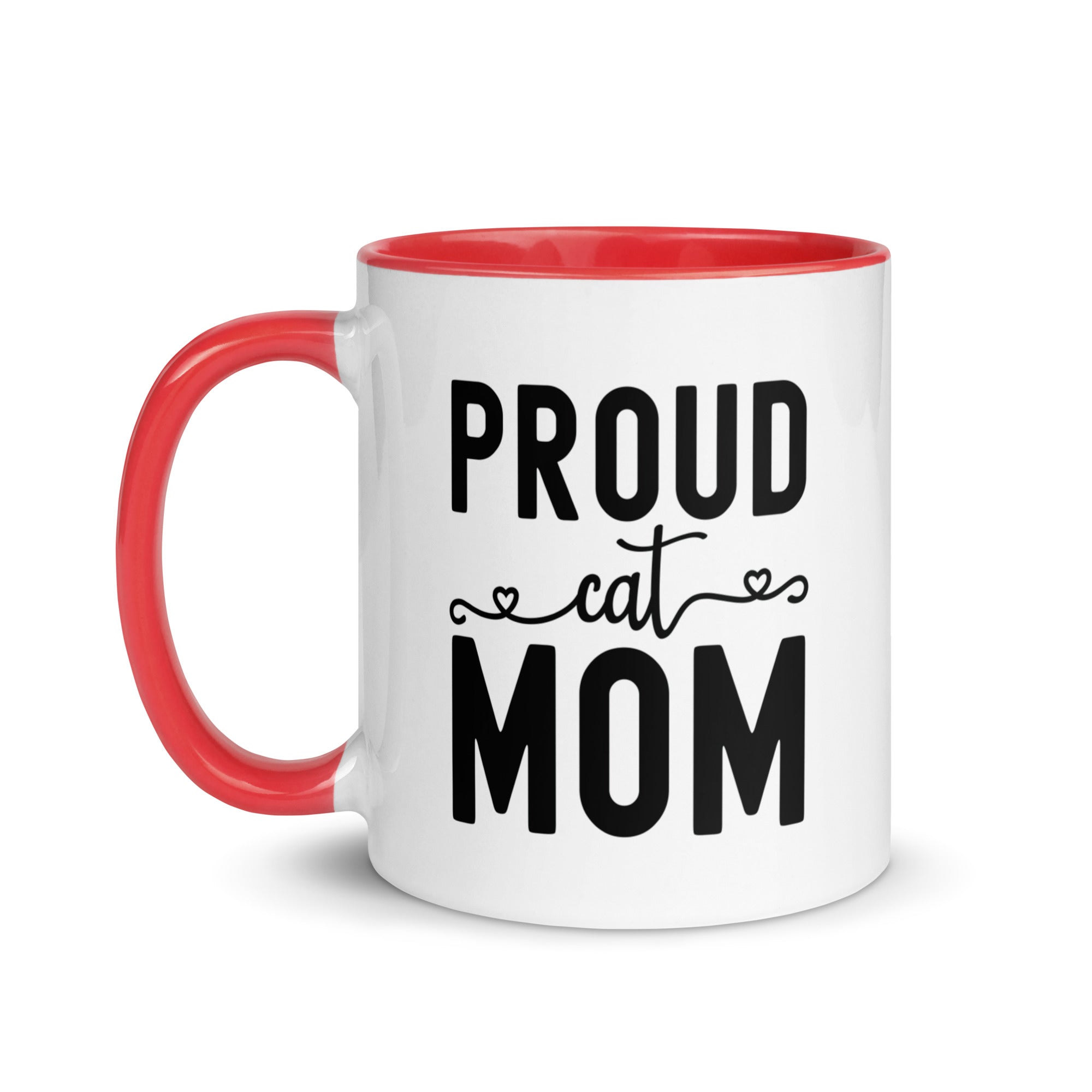 Mug with Color Inside | Proud Cat Mom