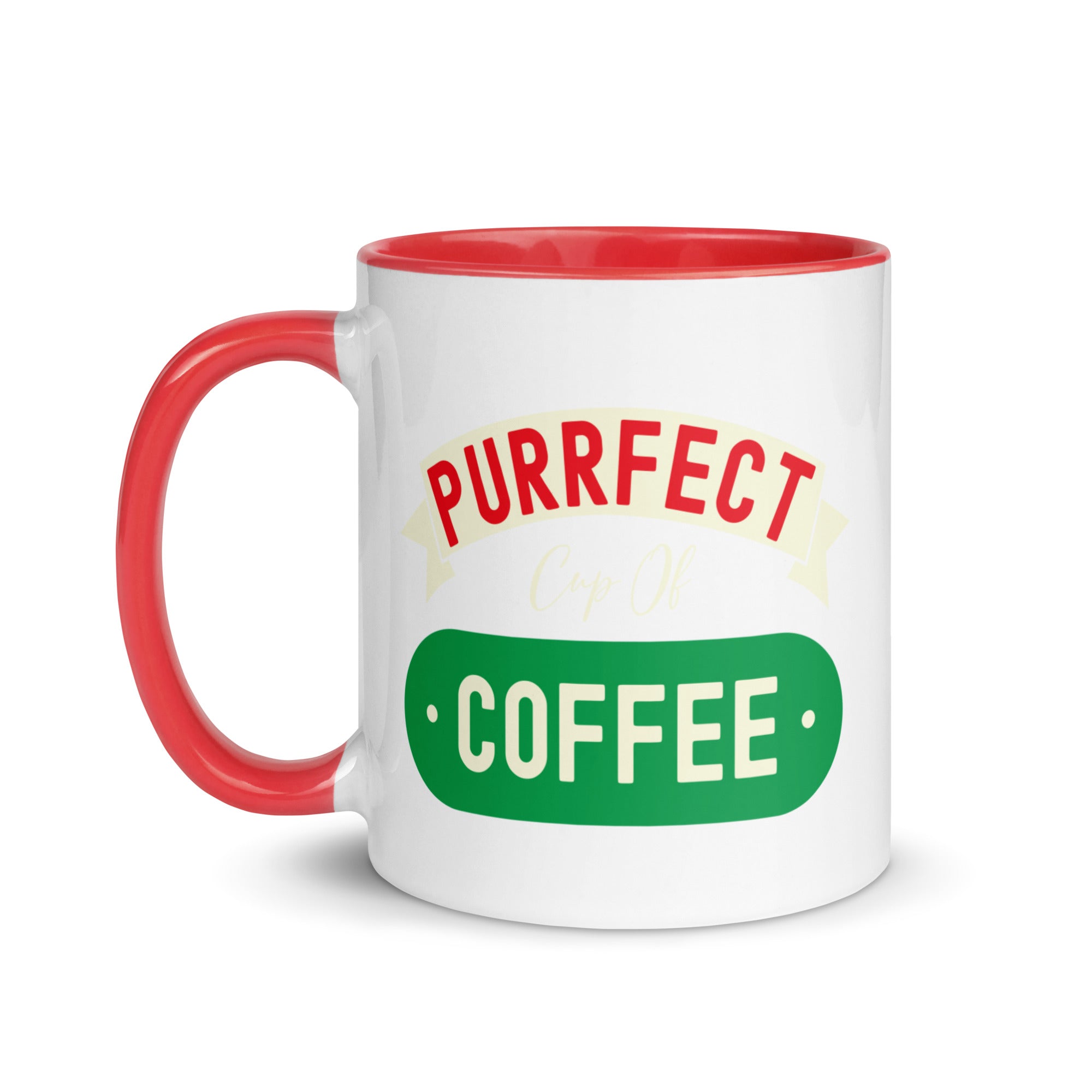 Mug with Color Inside | Purrfect cup of coffee