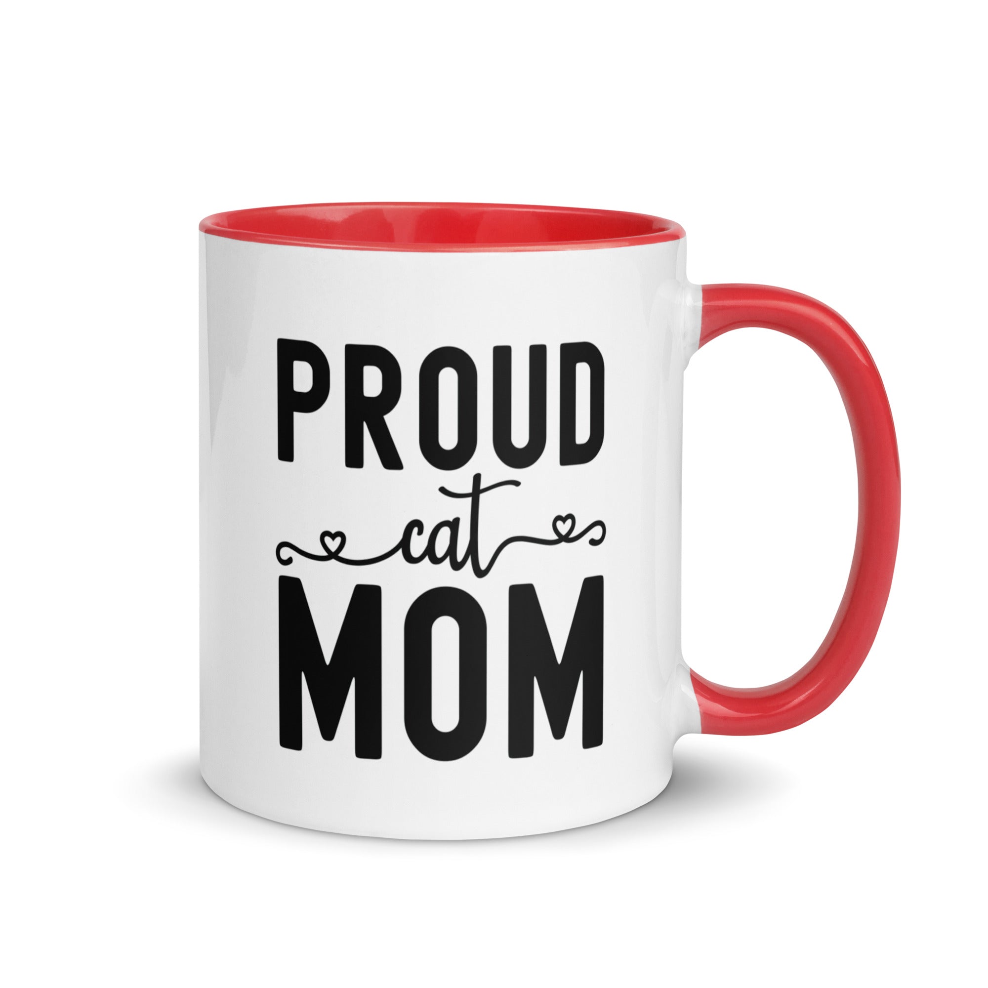 Mug with Color Inside | Proud Cat Mom