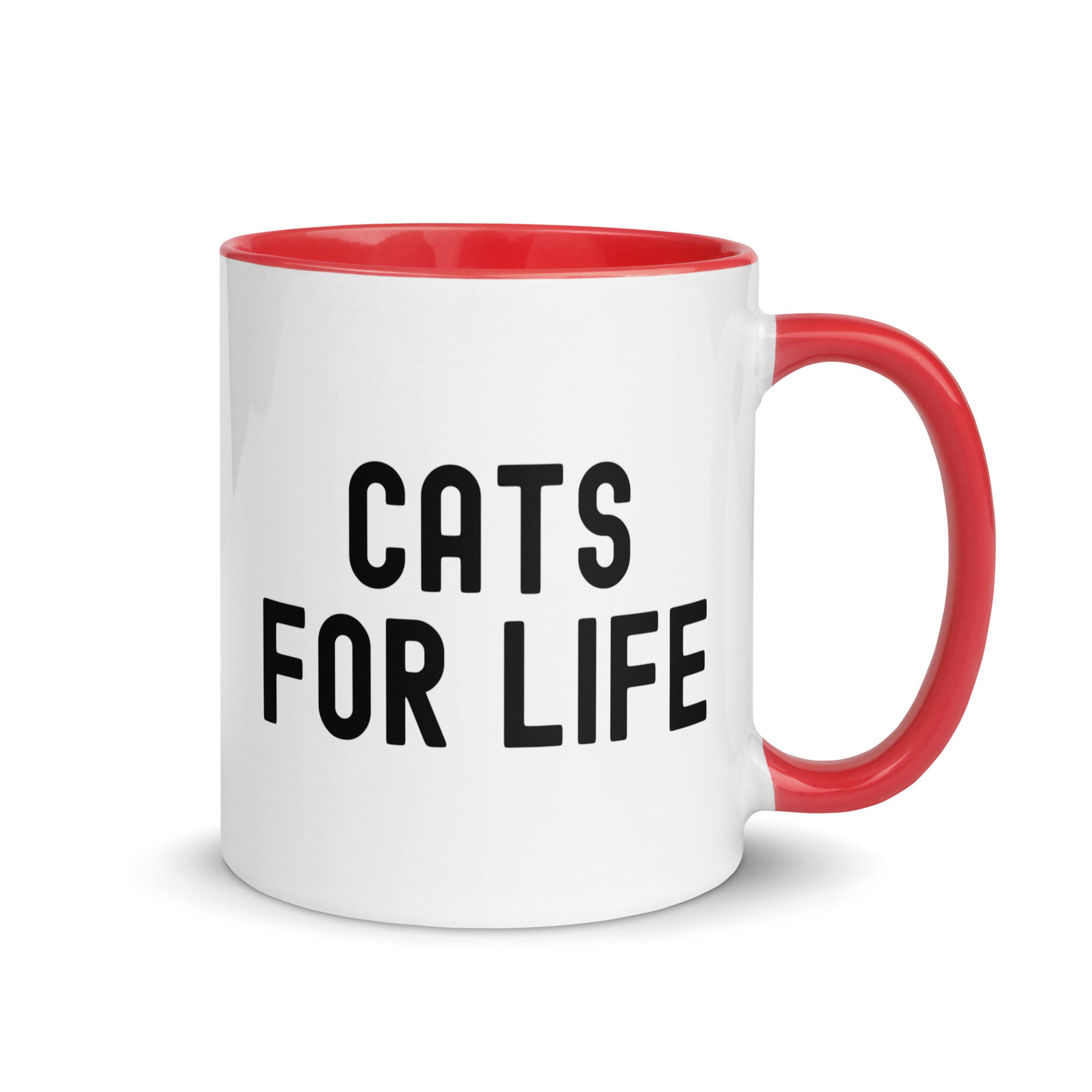 Mug with Color Inside | Cats for life