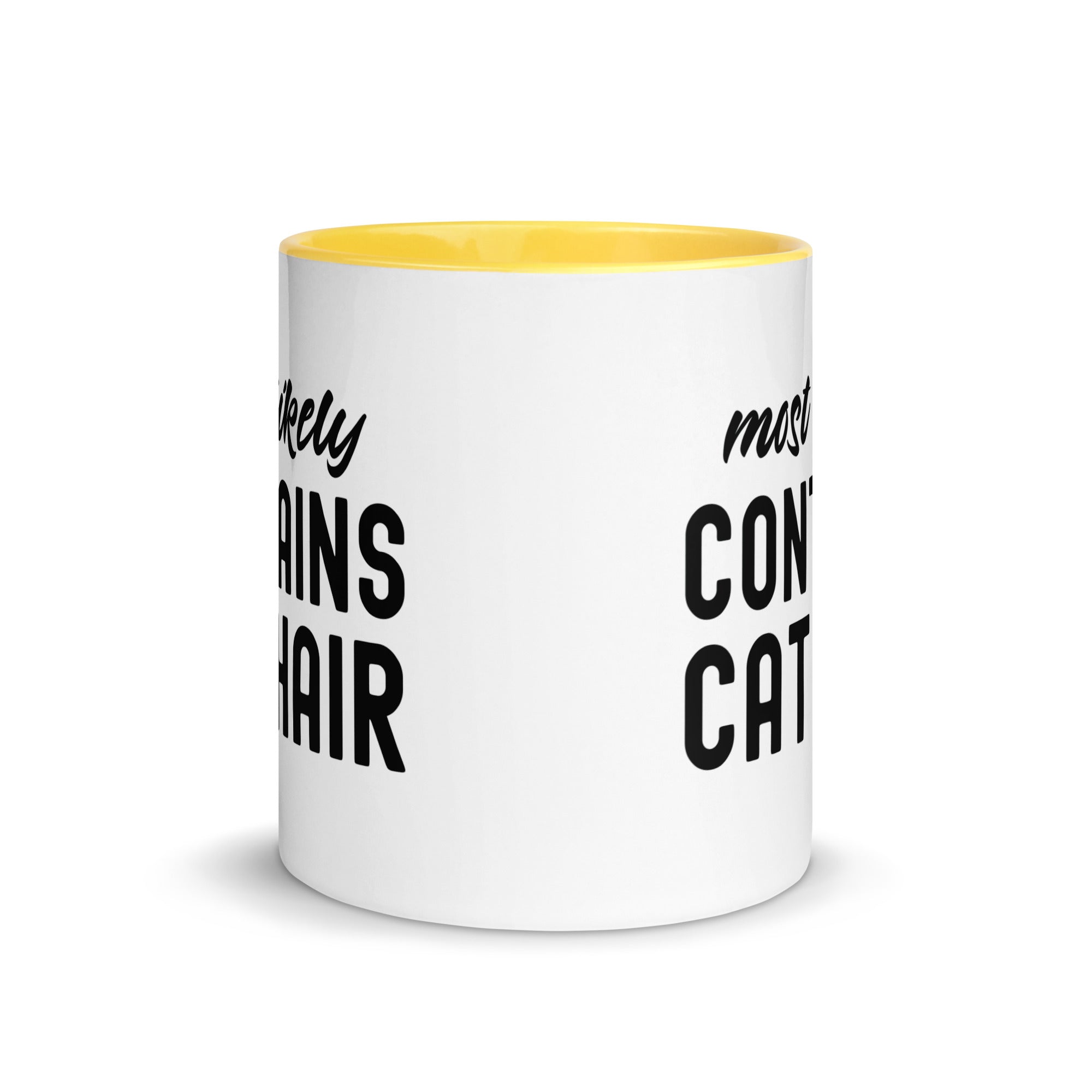 Mug with Color Inside | Most Likely Contains Cat Hair