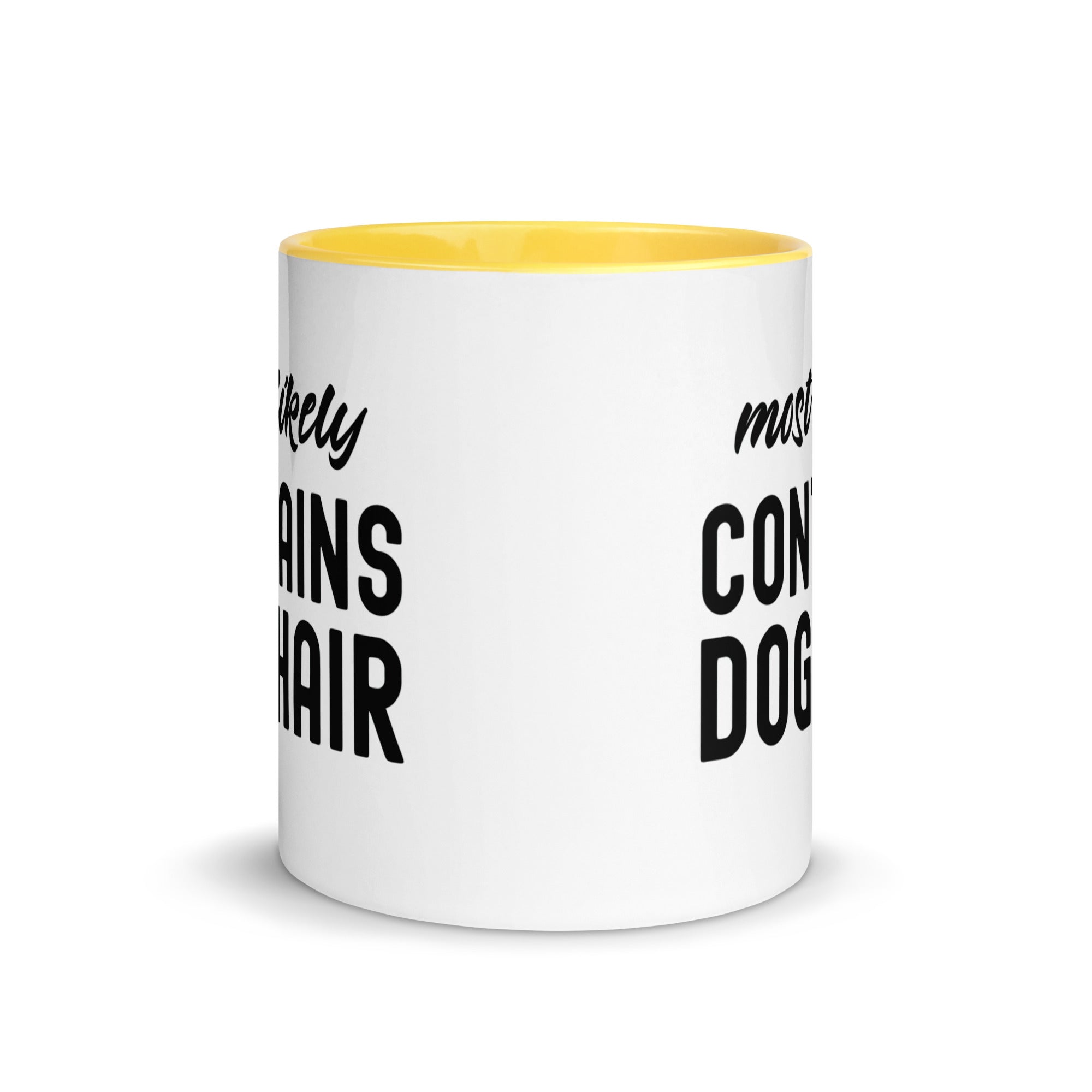 Mug with Color Inside | Most Likely Contains Dog Hair