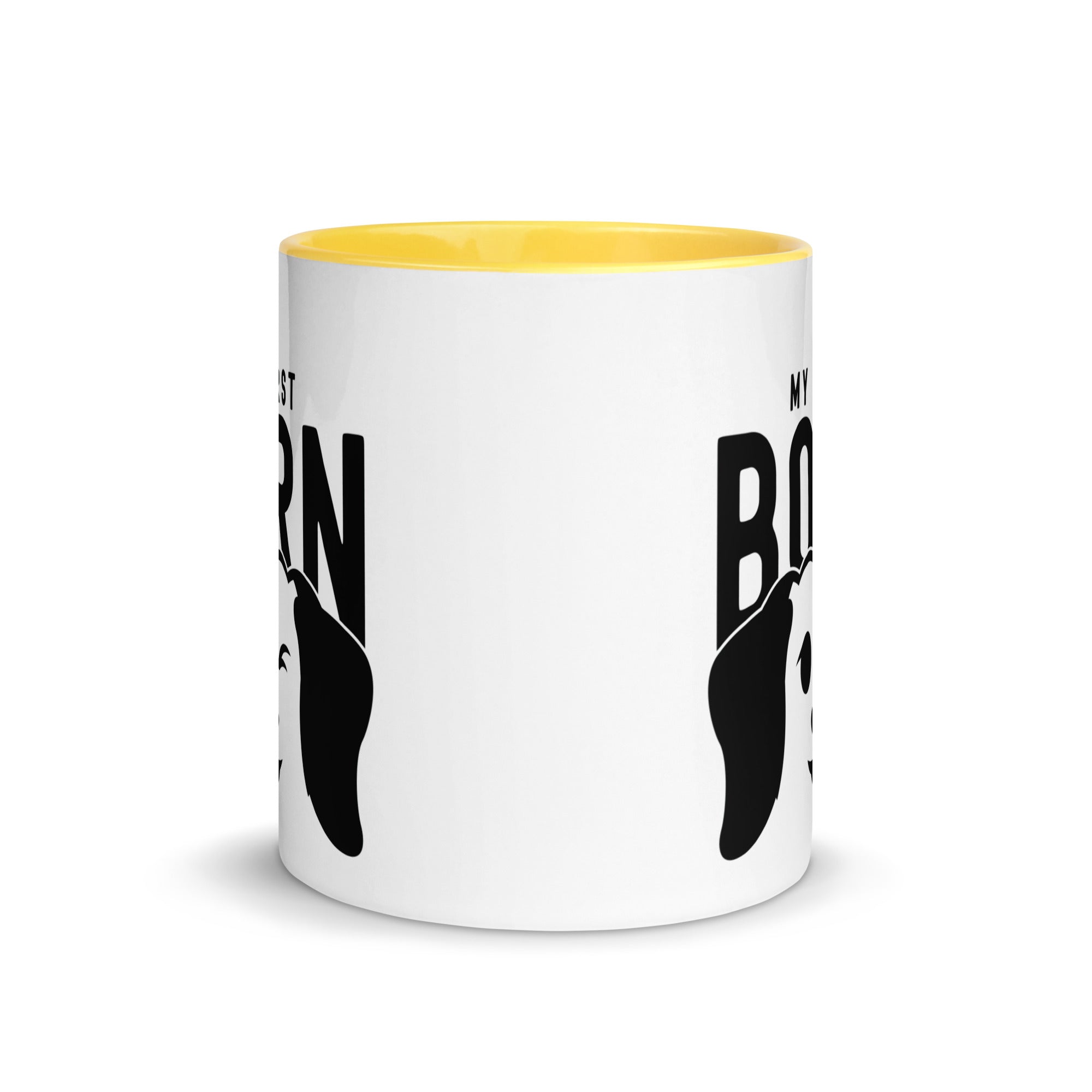 Mug with Color Inside | My First Born (dog)