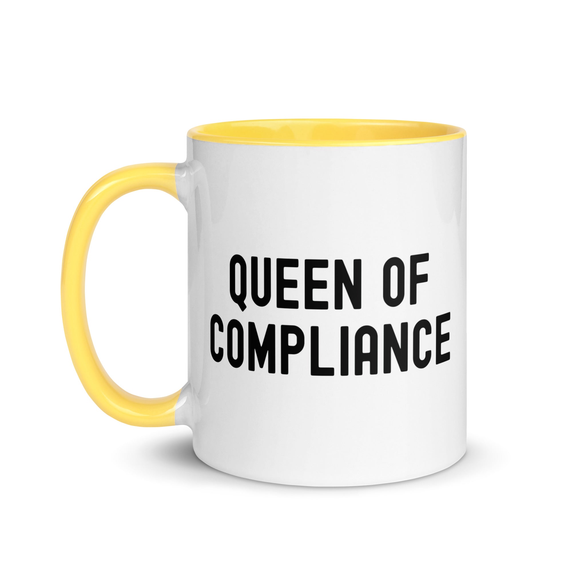 Mug with Color Inside | Queen of Compliance