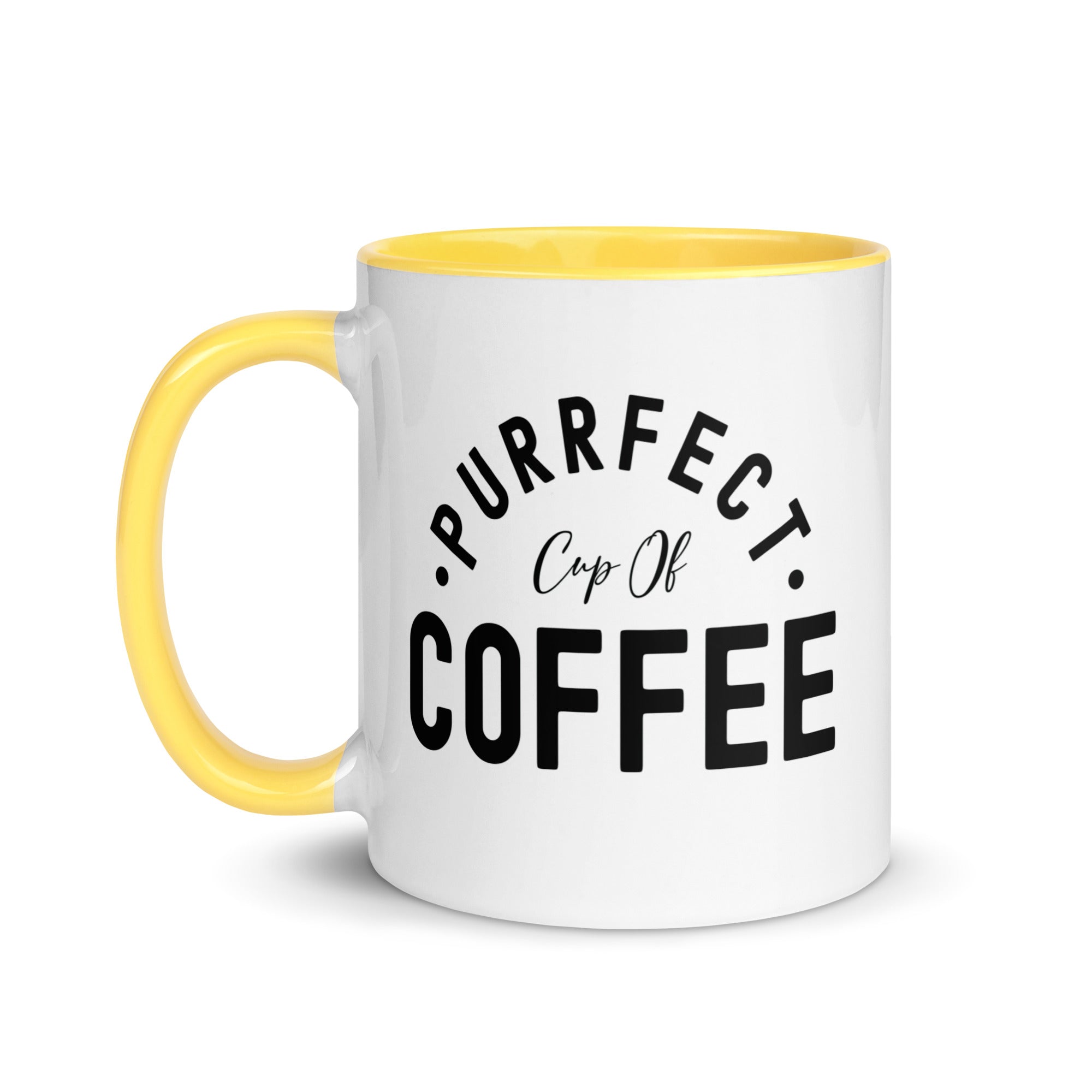 Mug with Color Inside | Purrfect cup of coffee