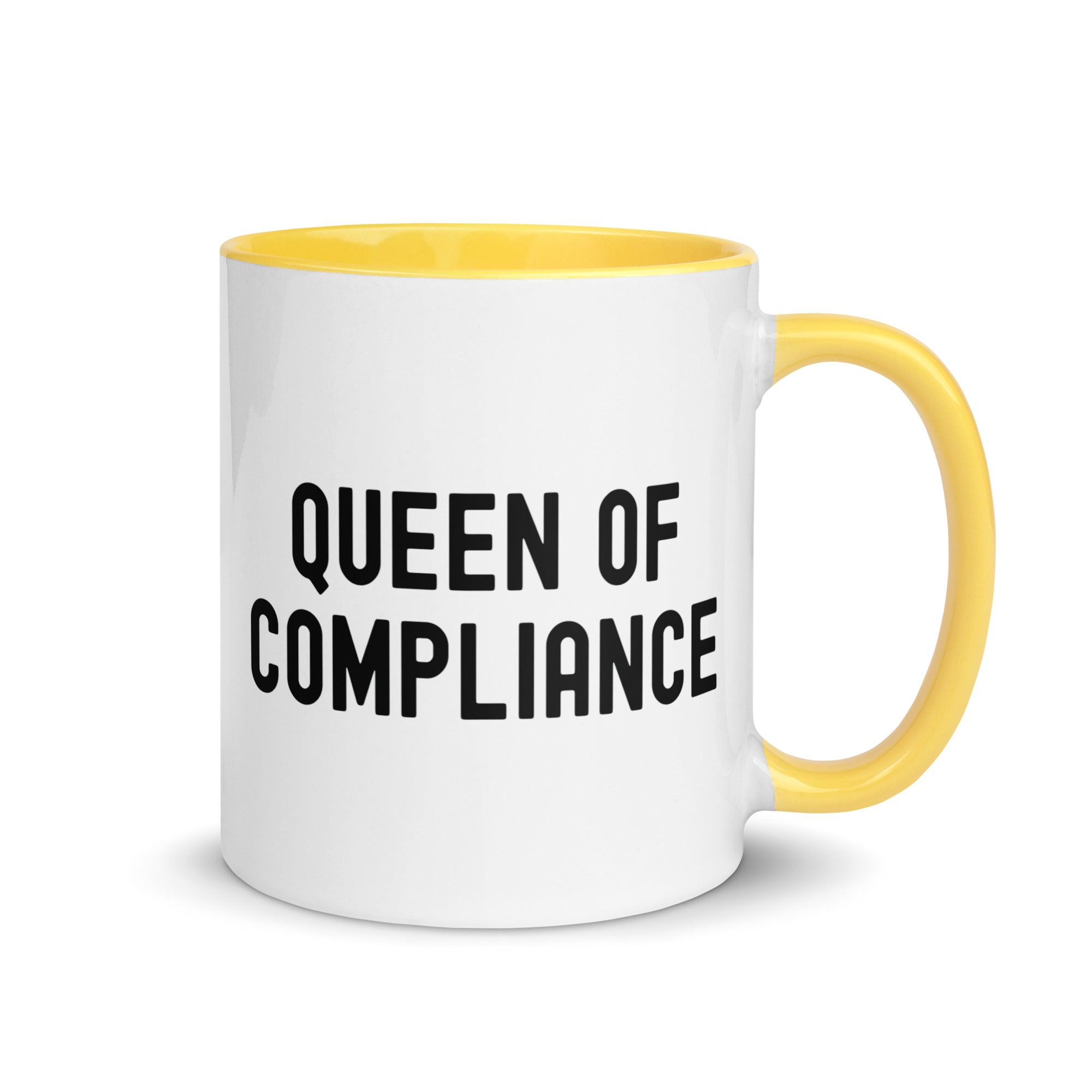 Mug with Color Inside | Queen of Compliance