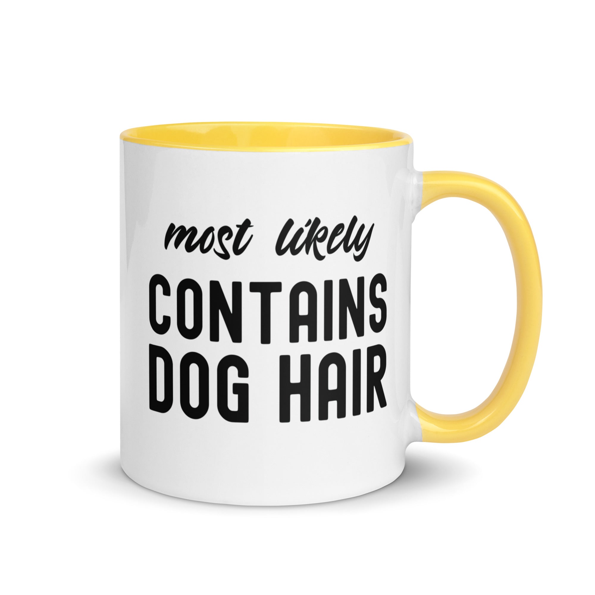 Mug with Color Inside | Most Likely Contains Dog Hair