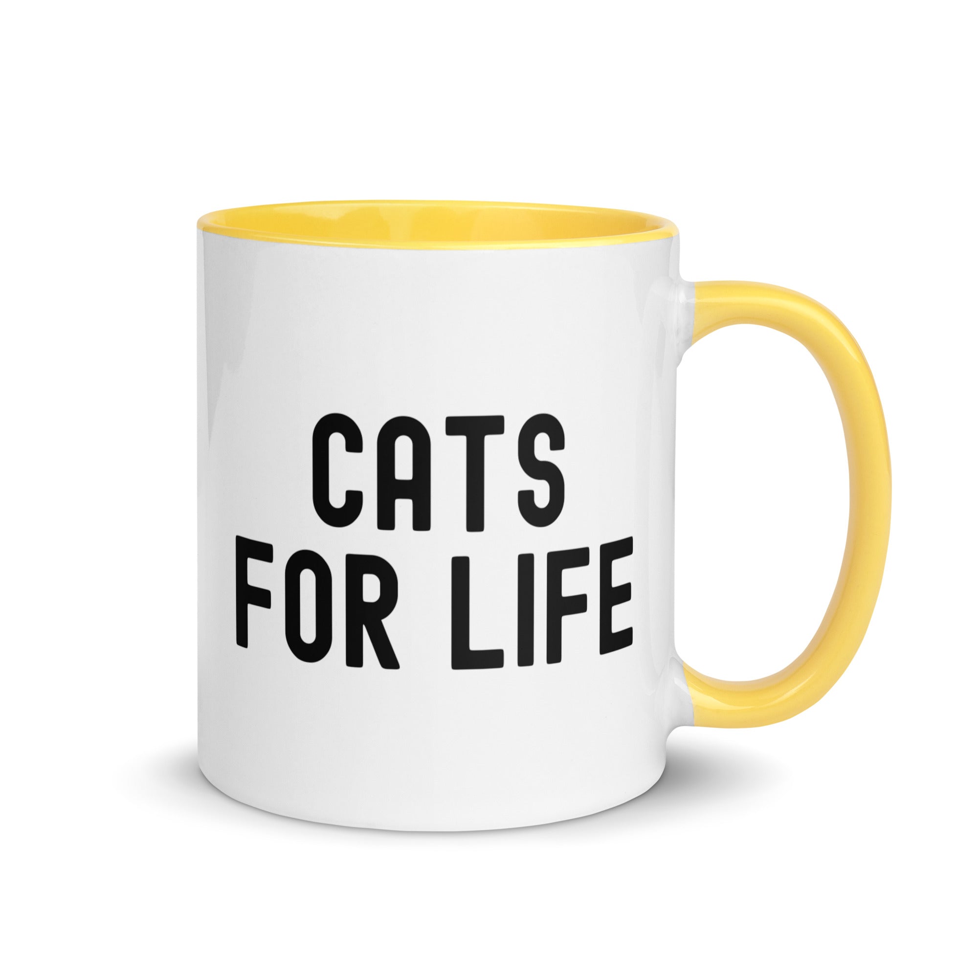 Mug with Color Inside | Cats for life