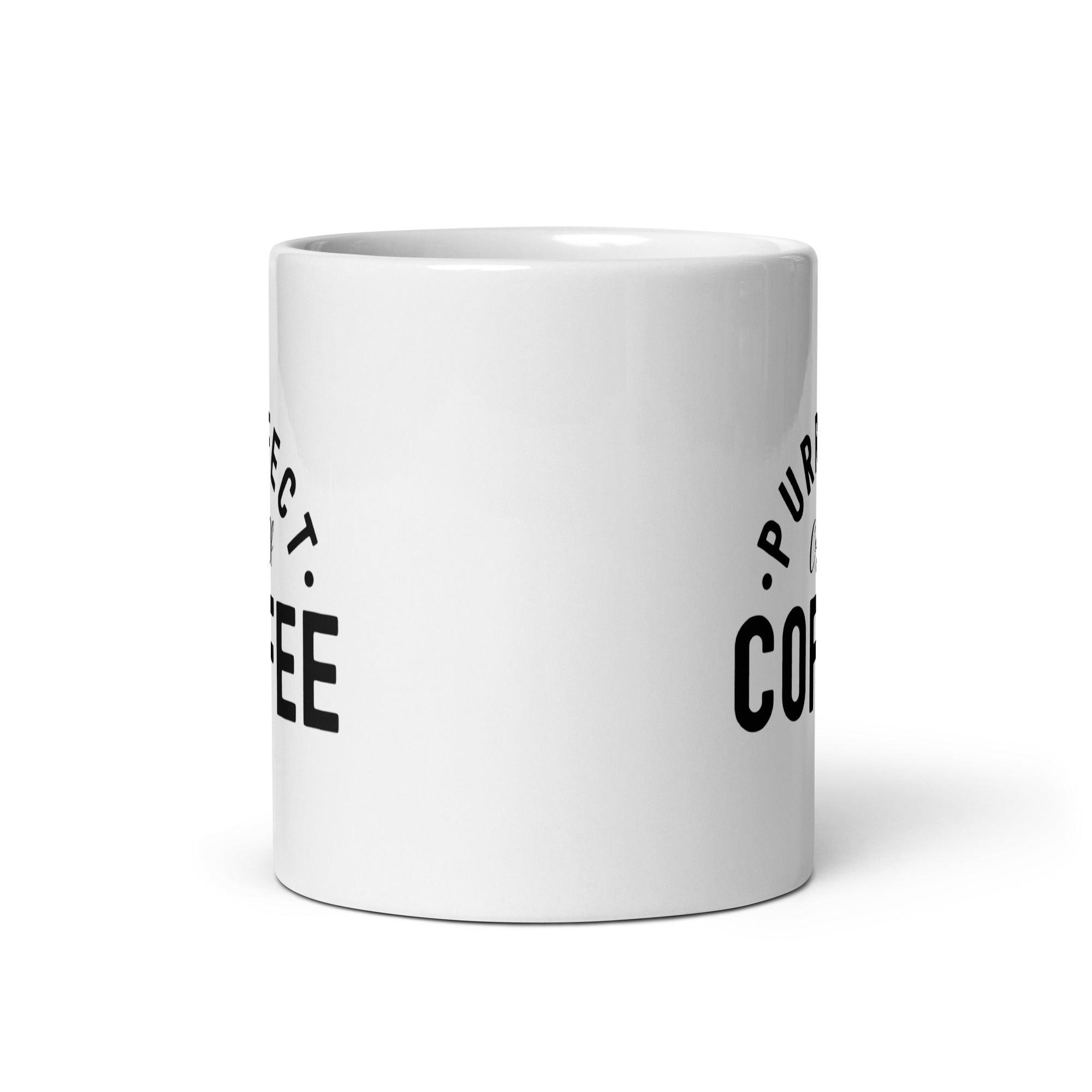 White glossy mug | Purrfect cup of coffee
